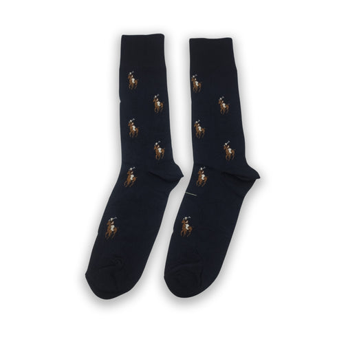 Polo Small Horse Logo Printed Socks